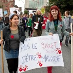 Les étudiants manifestent pour préserver leur infirmière