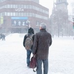 La neige s’abat sur Montréal