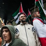 Manifestation pro Palestine dans les rues de Montréal