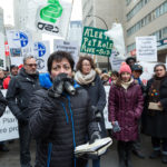 Manifestation contre l’ALÉNA