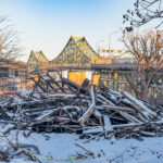 Un incendie majeur à Montréal force la fermeture du pont Jacques Cartier